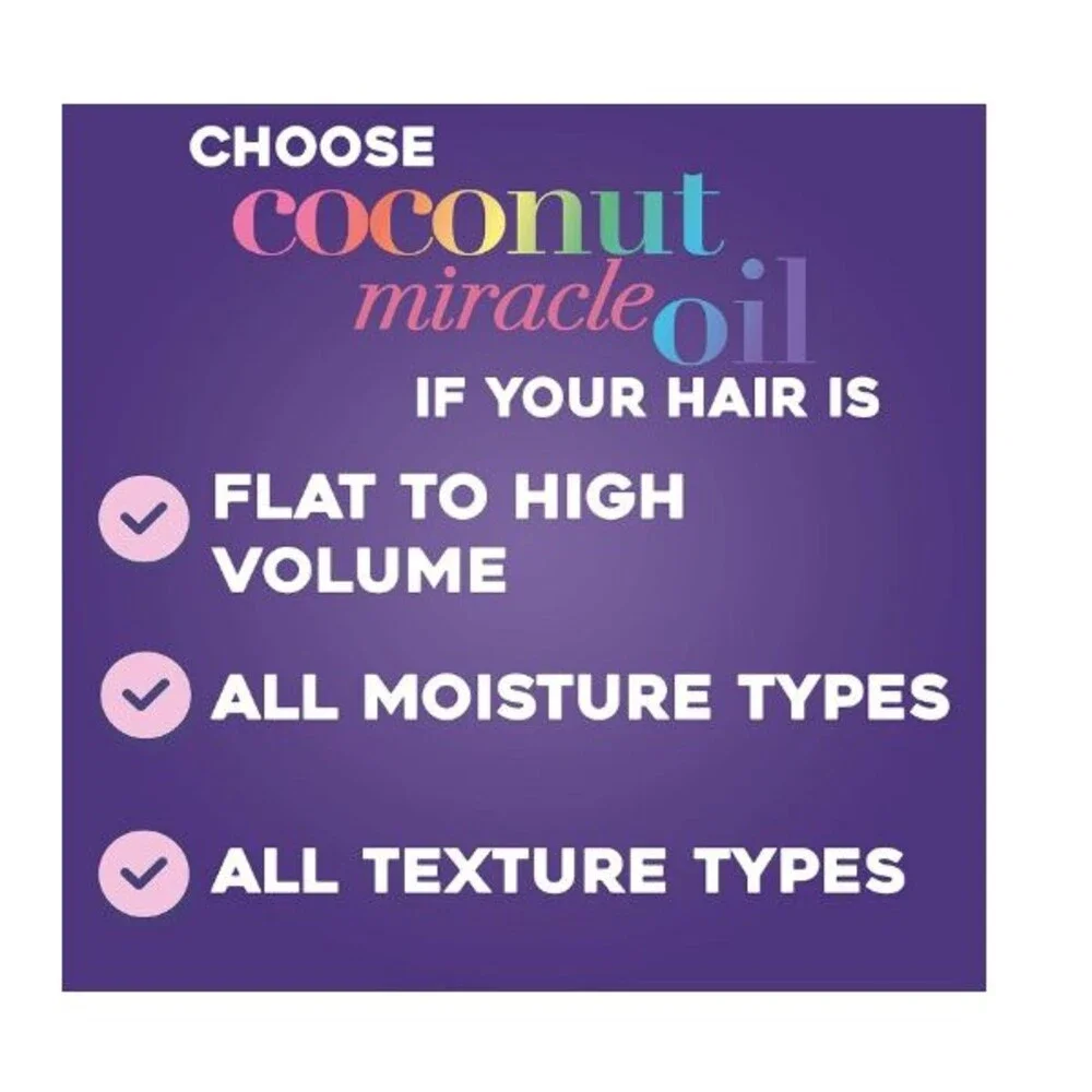 2-Pack OGX Extra Strength Damage Remedy Coconut Miracle Oil Shampoo Conditioner